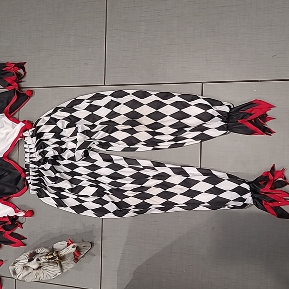 Sinister Jester Costume Medium - Picture 4 of 5